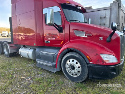 2016 Peterbilt 579 تراكتور شاحنة كابينة النوم (ثنائية المحور)
