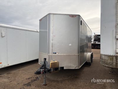 2020 H & H 16 ft T/A Enclosed Trailer
