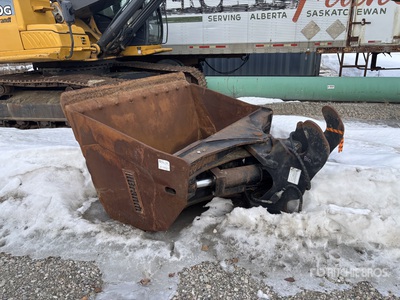 70 in Q/C Hydraulic Tilting Cazo para excavadora - Fits John Deere 350