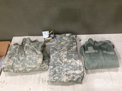 (45) Cold Weather Jackets, (15) Cold Weather Parkas & Assorted Items