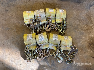 Quantity of (8) Atlas Ropes 10 ft Tie Down Ropes (Unused)
