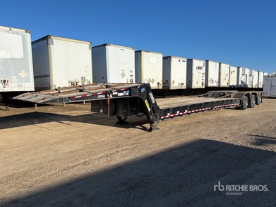 2024 Lode King 100000 lb 55 ft Tri/A Rail Folding Neck Trailer