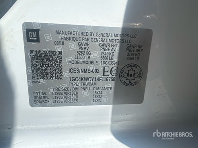 2019 Chevrolet Silverado 3500 4x4 Crew Cab Pickup