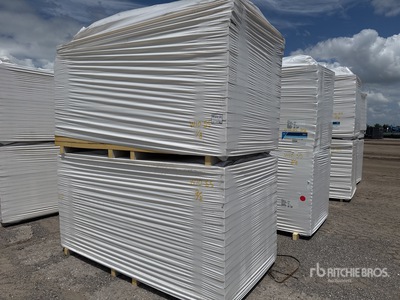 Quantity of (8) Polyiso Insulation Boards - Fits Johns Manville