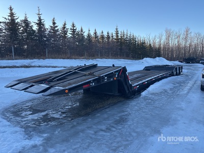 2013 Lode King 80000 lb Tri/A مقطورة بعنق قابل للطي