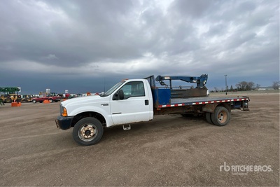 Auto Crane 5005H 5000 lb Straight Boom on 1999 Ford F-550 4x2 Boom Truck
