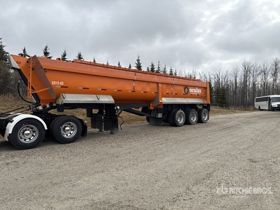 2013 Midland 35 ft Tri/A مقطورة للتفريغ الخلفي