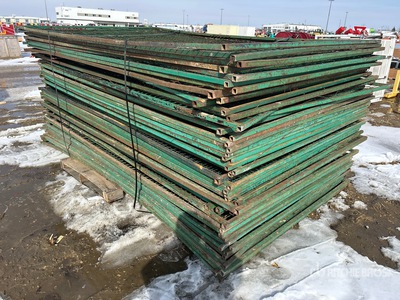 Quantity of (50) 10 ft x 6 ft Temporary Site Fence