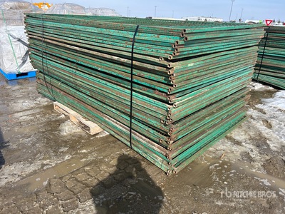 Quantity of (50) 10 ft x 6 ft Temporary Site Fence