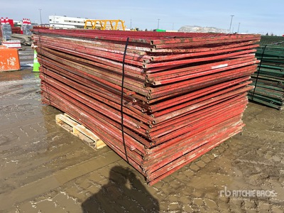 Quantity of (50) 10 ft x 6 ft Temporary Site Fence