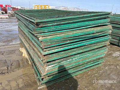 Quantity of (50) 10 ft x 6 ft Temporary Site Fence