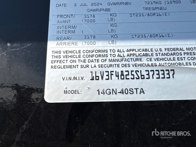 2025 Big Tex 40 ft T/A Gooseneck Equipment Trailer