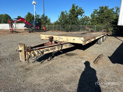 2004 Trail King TK40LP 26 ft T/A Flatbed Trailer