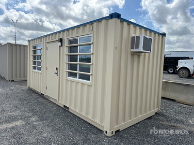 20 ft x 8 ft Skid-Mounted Mobile Office