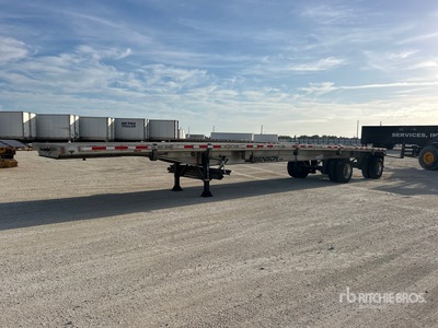 2022 Benson FLCVBAL 48 ft T/A Spread Axle Flatbed Trailer