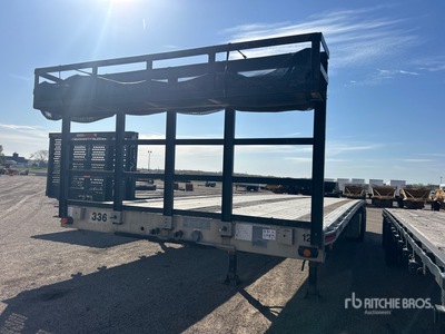 2000 Raven 48 ft T/A Spread Axle Remolque caja abierta