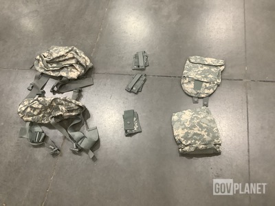(31) Grenadier Sets, (42) Side Plate Pouches, (37) Waist Packs & Assorted Items