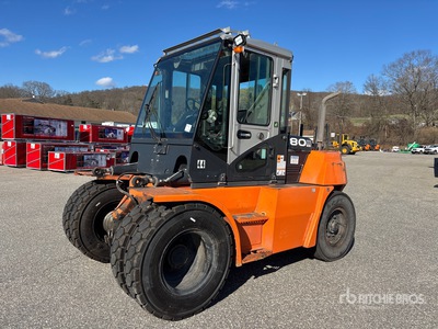 2021 Doosan D80S-7 16200 lb Pneumatic Tire Forklift