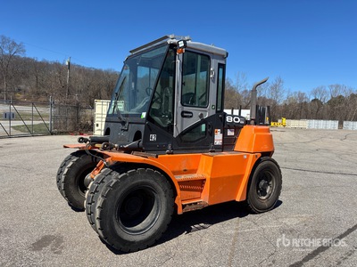 2021 Doosan D80S-7 16200 lb Pneumatic Tire Forklift