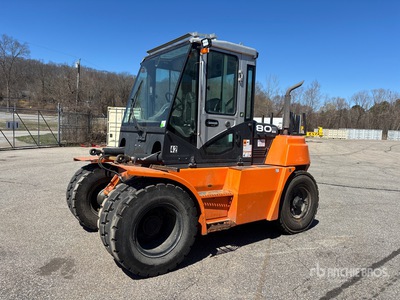 2021 Doosan D80S-7 16200 lb Pneumatic Tire Forklift