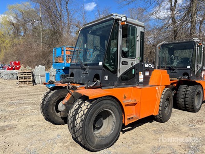 2021 Doosan D80S-7 16200 lb Pneumatic Tire Forklift
