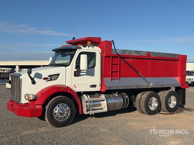 2018 Peterbilt 567 6x4 3-Achs Kipper-Lkw