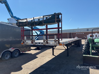2006 Transcraft Eagle 53 ft T/A Spread Axle Flatbed Trailer