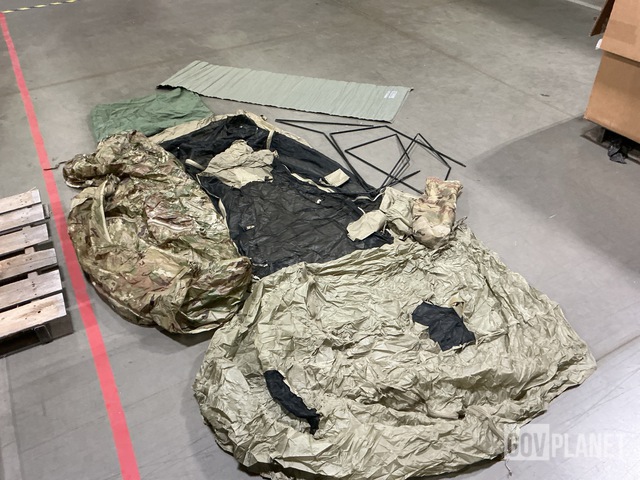 (82) Barracks Bags, (2) Litefighter Shelter Systems & Assorted Items