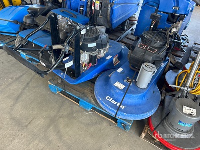 Quantity of (2) Clarke Encore Walk-Behind Electric Floor Scrubber