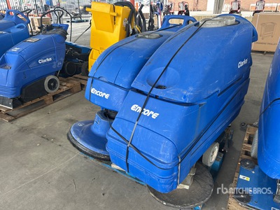 Quantity of (2) Clarke Encore Walk-Behind Electric Floor Scrubber