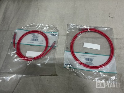 (100) Panduit UTP6ASD4RD UTP Patch Cords