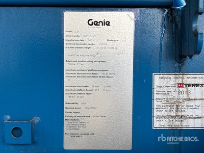 2013 Genie S85 4WD Diesel Telescopic Boom Lift