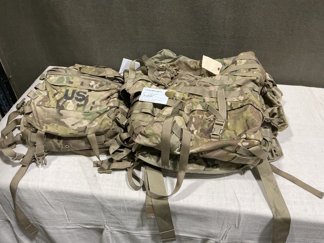 (40) Hydration Systems, (5) Rifleman Sets, (2) Field Packs & Assorted Items