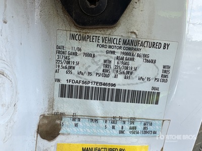 2007 Ford F-550 XL 4x2 Service Truck