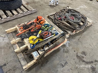 Quantity of (2) Pallets of Miscellaneous Rigging