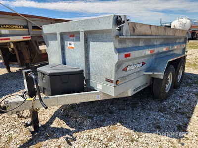 2024 Weberlane DWL1272LP 12 ft T/A Tipping Utility Trailer