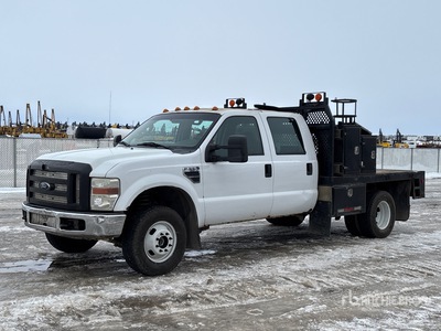 2008 Ford F-350 XL 4x4 Crew Cab Camión Caja Abierta