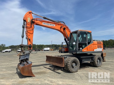 2018 Doosan DX140W-5-US20 Wheel Excavator