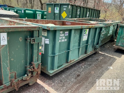 12 ft 10 cyd Contenedor de rodillo