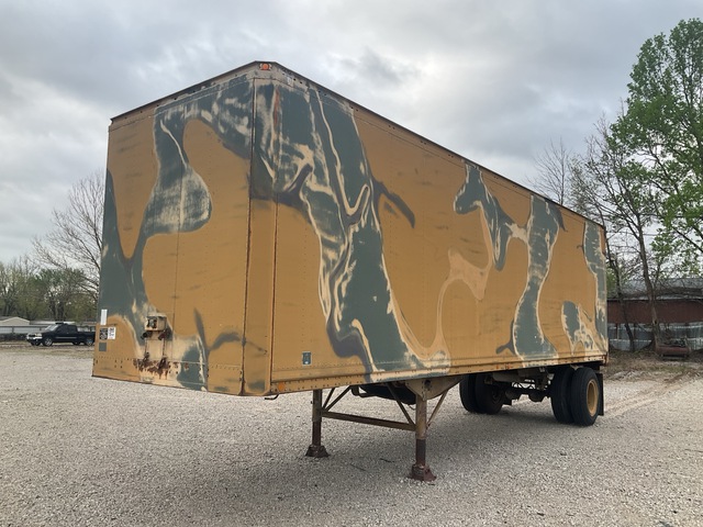 1986 Stoughton ASV-302S-G Van Trailer