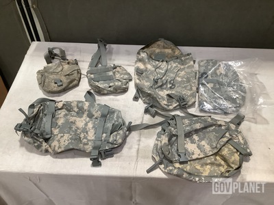 (100) Sustainment Pouches, (86) General Purpose Canteen Pouches & Assorted Items