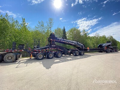 2007 Trail King TK200 200000 lb 15 Axle Combination Przyczepa niskopodwoziowa