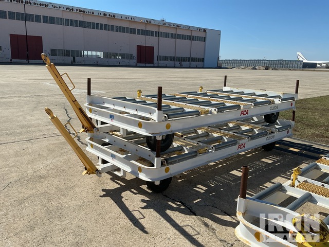 Quantity of (4) 2010 Clyde Dolly 15F2890 Aircraft Cargo Dollies