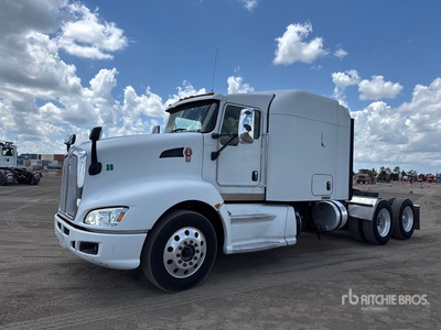 2014 Kenworth T660 6x4 T/A Sleeper Truck Tractor