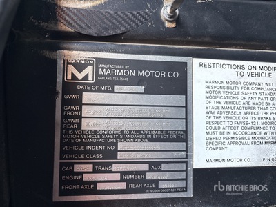 1989 Marmon 8x4 Tri/A Dump Truck