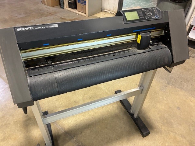 Quantity of (2) Graphtec Vinyl Cutter/Cutting Plotters w/ Stands