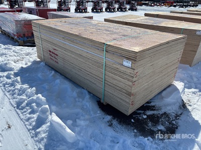 Quantity of (60) 1/2" 4x8 CSP/DFP No Stamp Plywood (Unused)