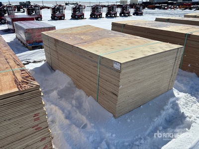 Quantity of (60) 1/2" 4x8 CSP/DFP No Stamp Plywood (Unused)
