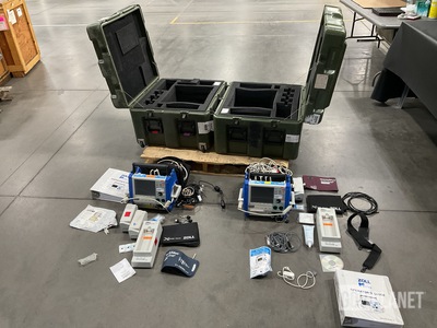 (2) Zoll M Series CCT Defibrillator Monitor-Recorders w/Cases