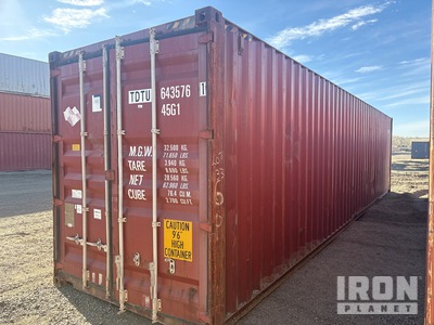 2005 40 ft High Cube Storage Container
